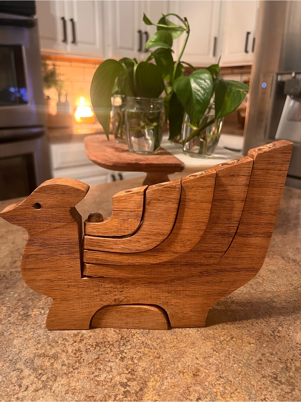 Handcrafted Wooden Dove Nesting Boxes - Natural Wood